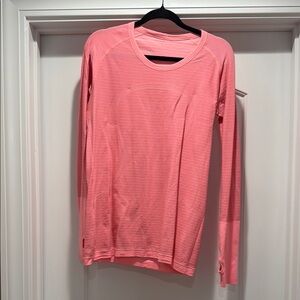 Pink Long Sleeve Top